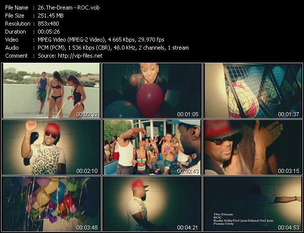 The-Dream video ”ROC” from dvd ”Hot Video April 2012”