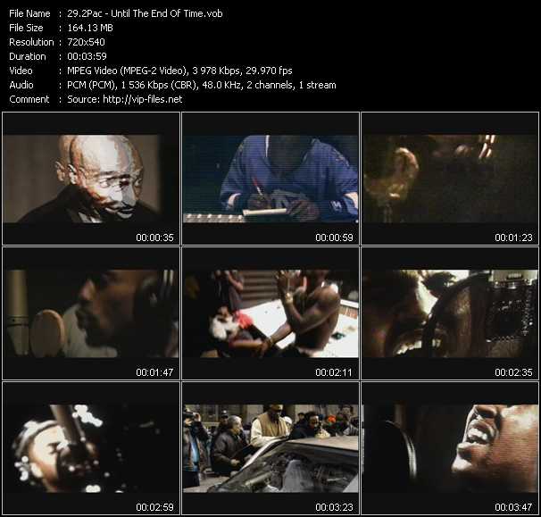 2Pac (Tupac Shakur) video ”Until The End Of Time” from dvd ”Hot Video May 2001”