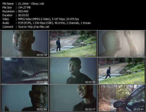 Usher video ”Climax” from dvd ”Hot Video May 2012”