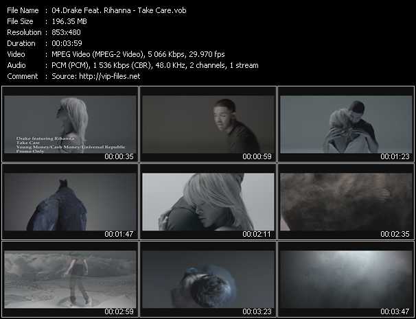 Drake Feat. Rihanna video ”Take Care” from dvd ”Hot Video June 2012”