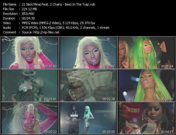 Nicki Minaj Feat. 2 Chainz video ”Beez In The Trap” from dvd ”Hot Video June 2012”