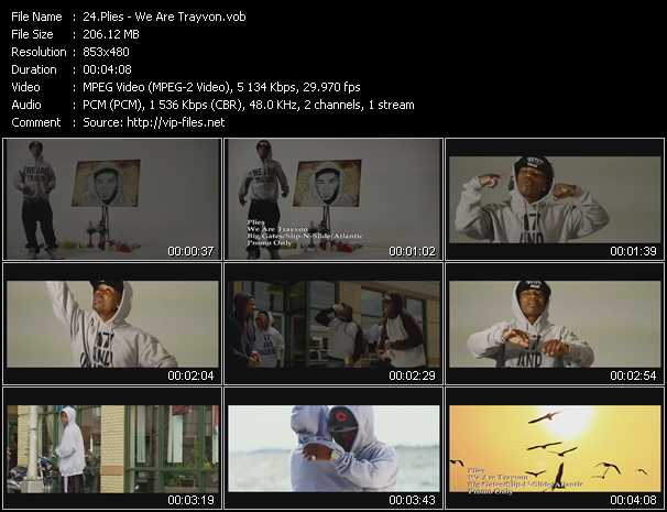 Plies video ”We Are Trayvon” from dvd ”Hot Video June 2012”