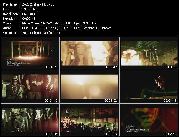 2 Chainz video ”Riot” from dvd ”Hot Video June 2012”