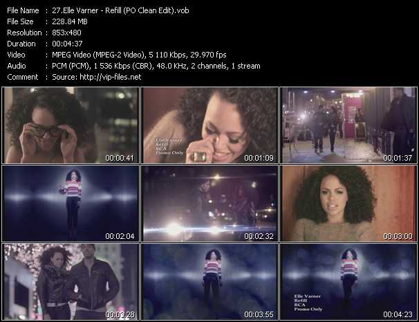 Elle Varner video ”Refill (PO Clean Edit)” from dvd ”Hot Video June 2012”