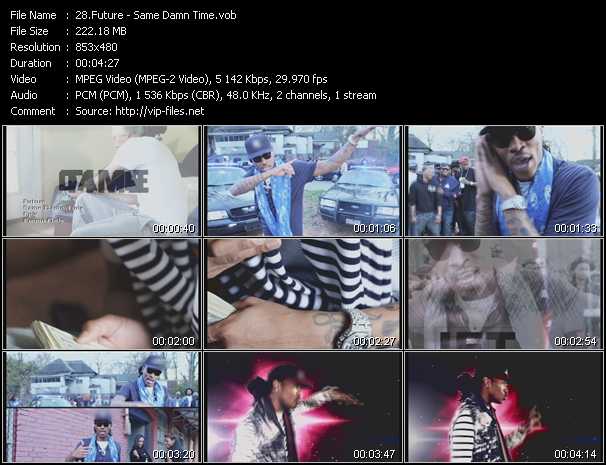 Future video ”Same Damn Time” from dvd ”Hot Video June 2012”