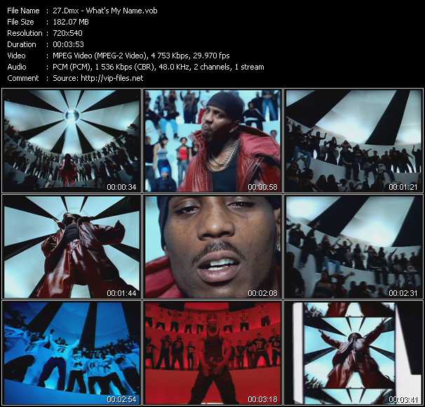 Dmx video ”What's My Name” from dvd ”Hot Video Classics Best Of 2000 Vol.3”