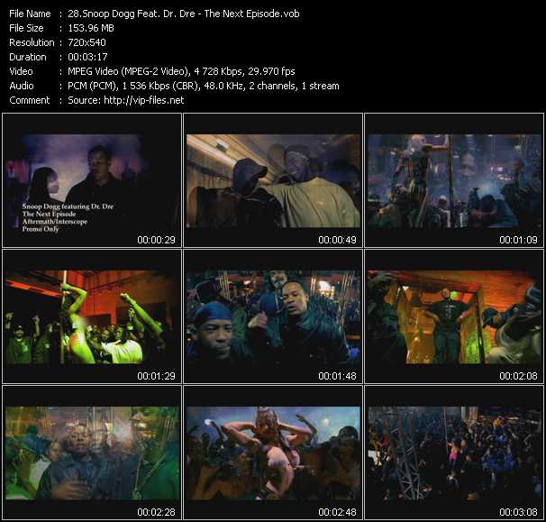 Dr. Dre Feat. Snoop Dogg video ”The Next Episode” from dvd ”Hot Video Classics Best Of 2000 Vol.3”