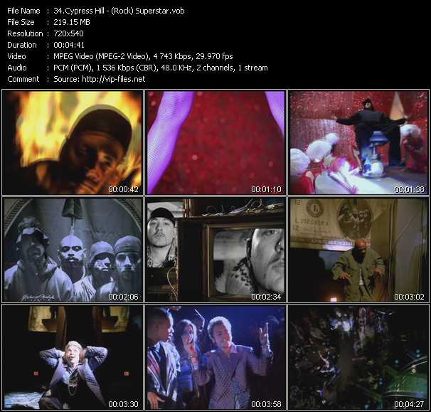 Cypress Hill video ”(Rock) Superstar” from dvd ”Hot Video Classics Best Of 2000 Vol.3”