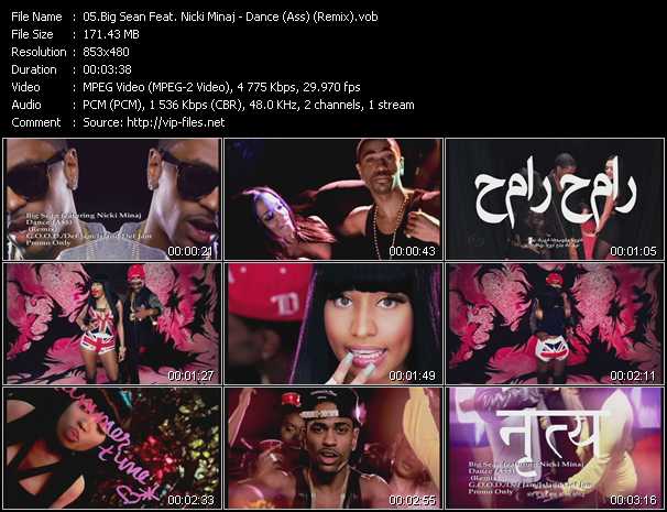 Big Sean Feat. Nicki Minaj video ”Dance (Ass) (Remix)” from dvd ”Urban Video January 2012”