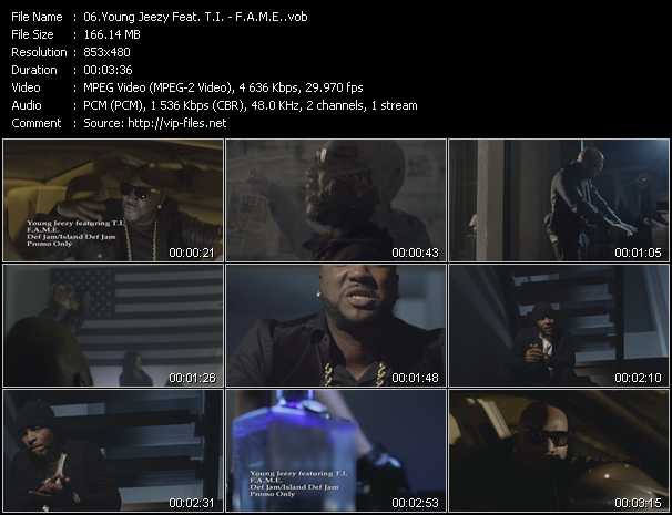 Young Jeezy Feat. T.I. video ”F.A.M.E.” from dvd ”Urban Video January 2012”