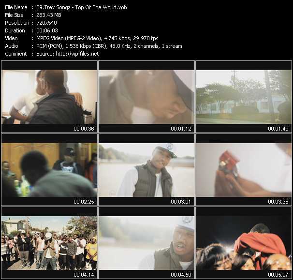 Trey Songz video ”Top Of The World” from dvd ”Urban Video January 2012”