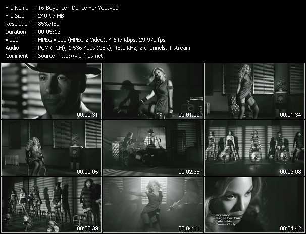 Beyonce video ”Dance For You” from dvd ”Urban Video January 2012”