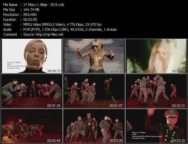 Mary J. Blige video ”25-8” from dvd ”Urban Video January 2012”