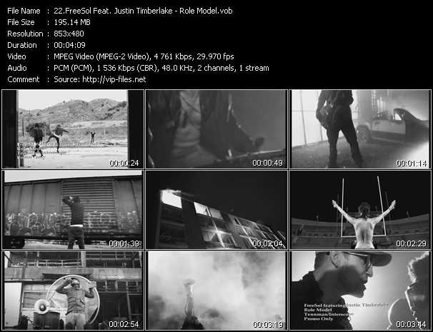 FreeSol Feat. Justin Timberlake video ”Role Model” from dvd ”Urban Video January 2012”