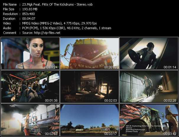 Mgk Feat. Fitts Of The Kickdrums video ”Stereo” from dvd ”Urban Video January 2012”