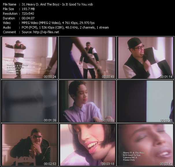 Heavy D And The Boyz video ”Is It Good To You” from dvd ”Urban Video January 2012”