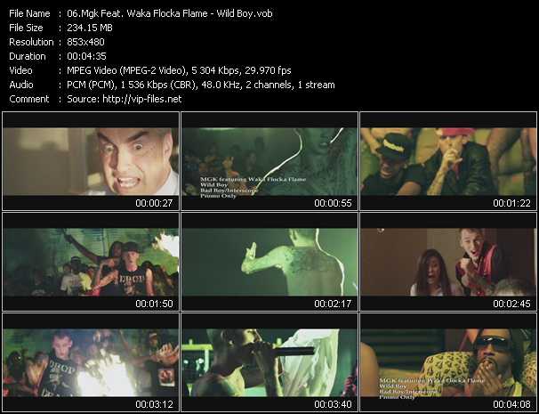 Mgk Feat. Waka Flocka Flame video ”Wild Boy” from dvd ”Urban Video February 2012”