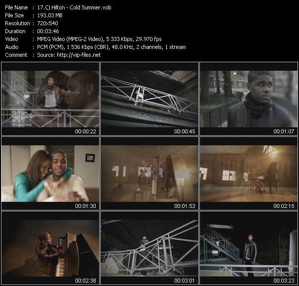 Cj Hilton video ”Cold Summer” from dvd ”Urban Video February 2012”