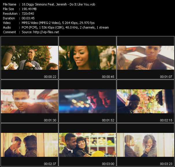 Diggy Simmons Feat. Jeremih video ”Do It Like You” from dvd ”Urban Video February 2012”