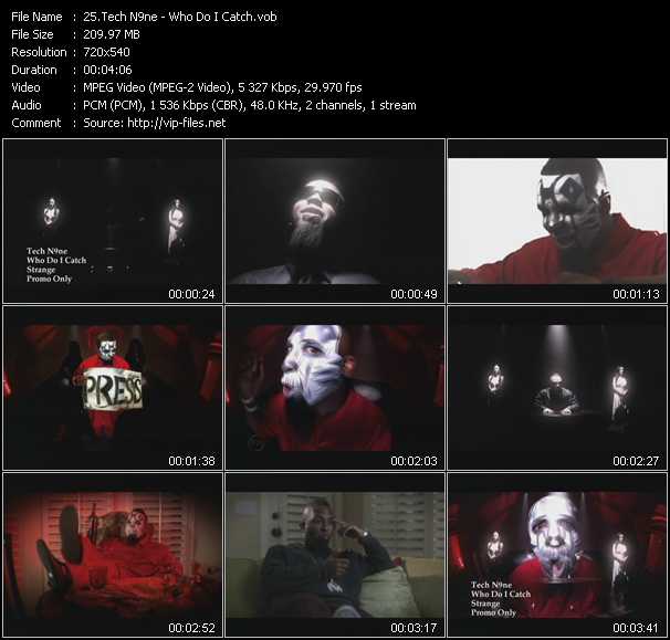 Tech N9ne video ”Who Do I Catch” from dvd ”Urban Video February 2012”