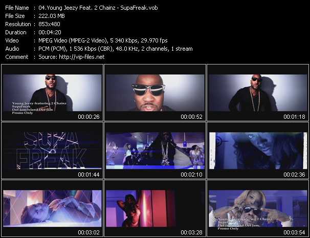 Young Jeezy Feat. 2 Chainz video ”SupaFreak” from dvd ”Urban Video March 2012”