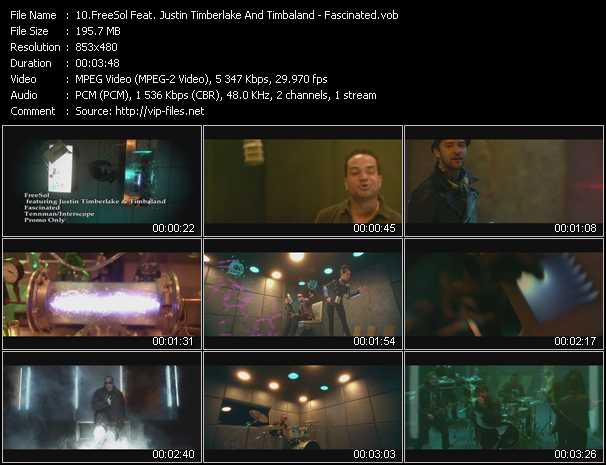 FreeSol Feat. Justin Timberlake And Timbaland video ”Fascinated” from dvd ”Urban Video March 2012”