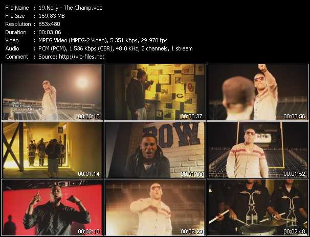 Nelly video ”The Champ” from dvd ”Urban Video March 2012”