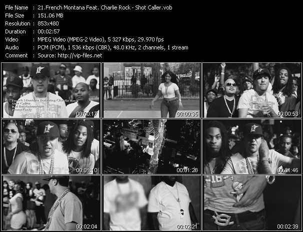 French Montana Feat. Charlie Rock video ”Shot Caller” from dvd ”Urban Video March 2012”