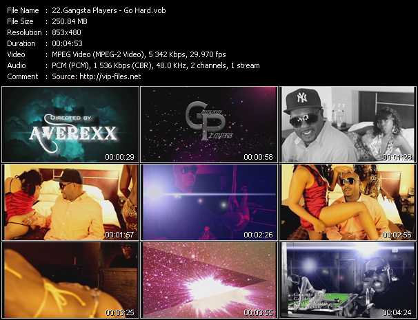 Gangsta Players video ”Go Hard” from dvd ”Urban Video March 2012”