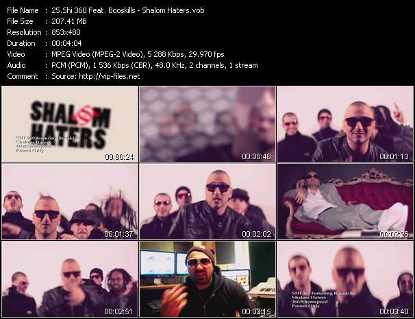 Shi 360 Feat. Booskills video ”Shalom Haters” from dvd ”Urban Video March 2012”