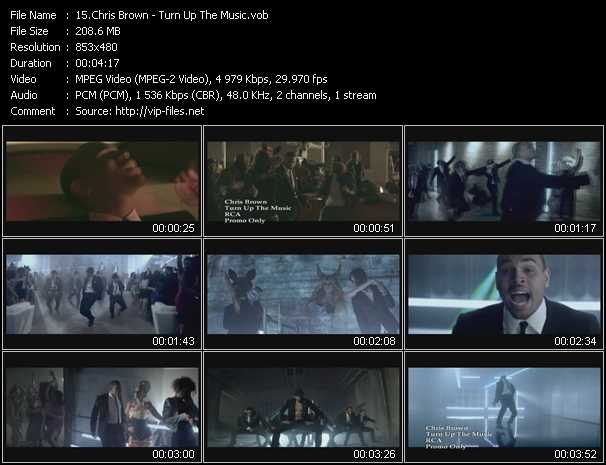 Chris Brown video ”Turn Up The Music” from dvd ”Urban Video April 2012”