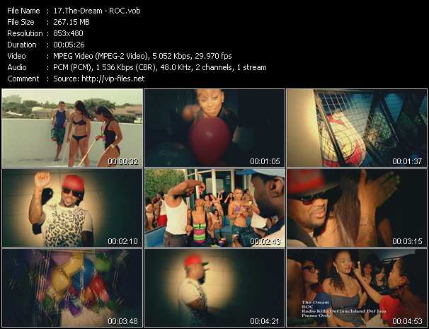 The-Dream video ”ROC” from dvd ”Urban Video April 2012”