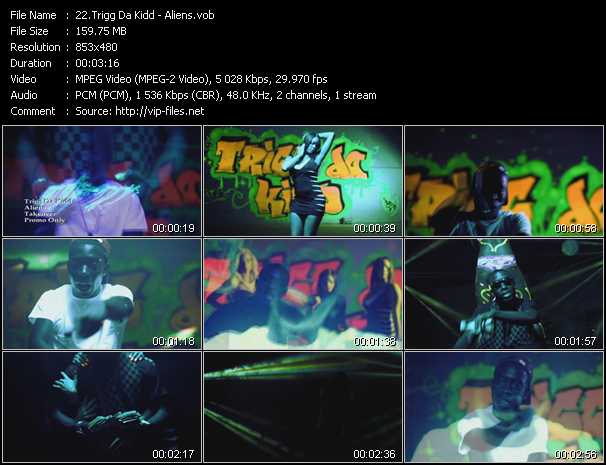 Trigg Da Kidd video ”Aliens” from dvd ”Urban Video April 2012”