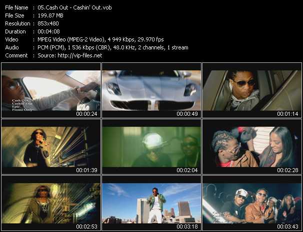 Cash Out video ”Cashin' Out” from dvd ”Urban Video May 2012”