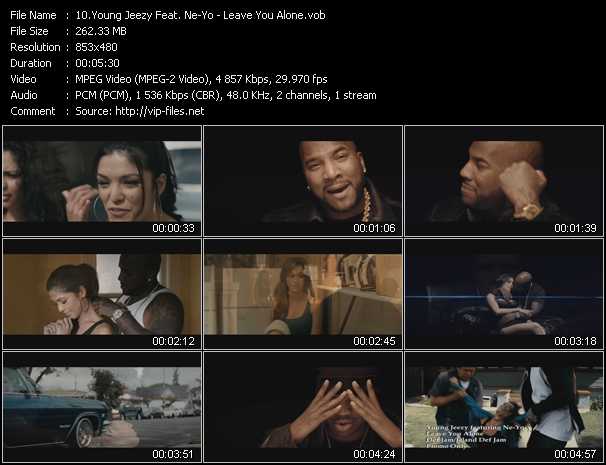 Young Jeezy Feat. Ne-Yo video ”Leave You Alone” from dvd ”Urban Video May 2012”