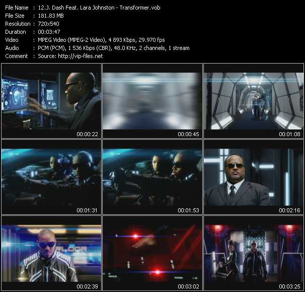 J. Dash Feat. Lara Johnston video ”Transformer” from dvd ”Urban Video May 2012”