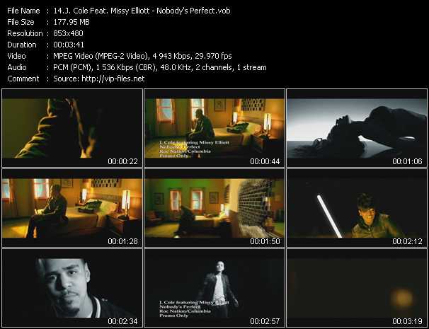 J. Cole Feat. Missy Elliott video ”Nobody's Perfect” from dvd ”Urban Video May 2012”