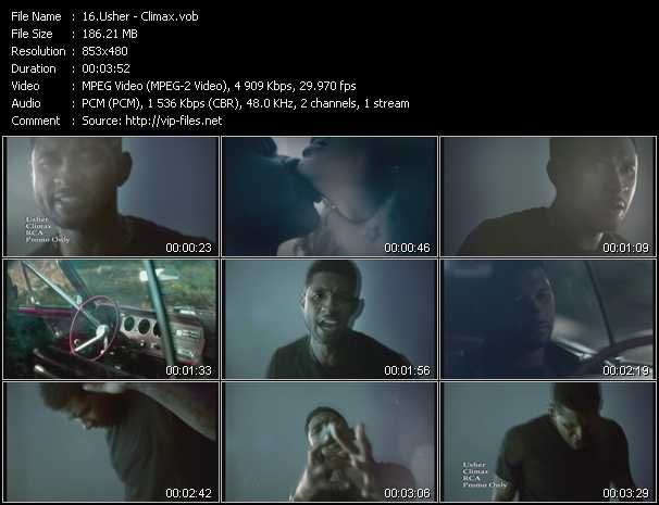 Usher video ”Climax” from dvd ”Urban Video May 2012”