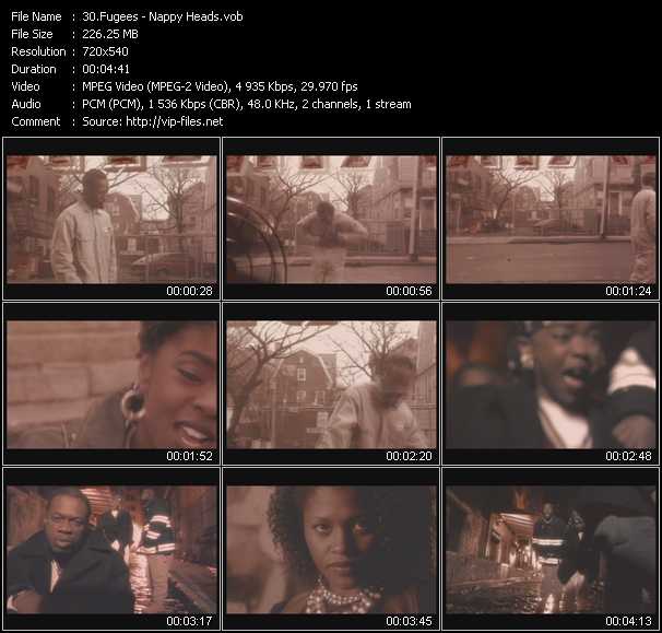 Fugees video ”Nappy Heads” from dvd ”Urban Video May 2012”