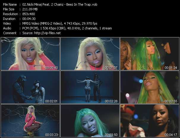 Nicki Minaj Feat. 2 Chainz video ”Beez In The Trap” from dvd ”Urban Video June 2012”