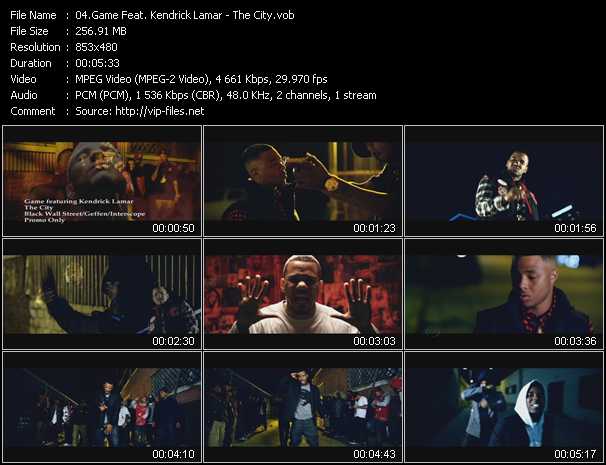 Game Feat. Kendrick Lamar video ”The City” from dvd ”Urban Video June 2012”