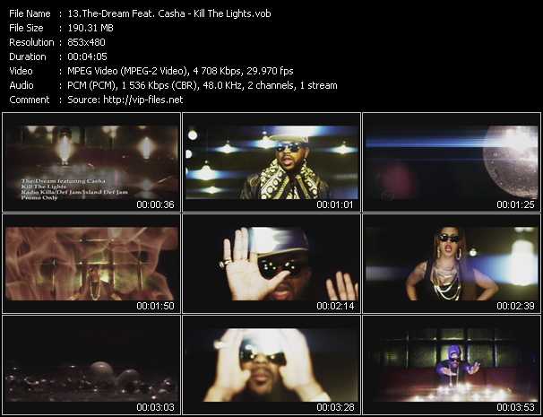 The-Dream Feat. Casha video ”Kill The Lights” from dvd ”Urban Video June 2012”