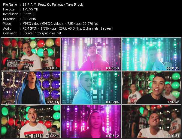 F.A.M. Feat. Kid Famous video ”Take It” from dvd ”Urban Video June 2012”