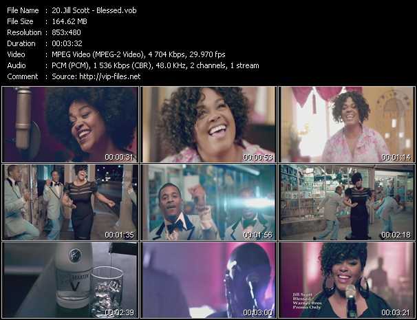 Jill Scott video ”Blessed” from dvd ”Urban Video June 2012”