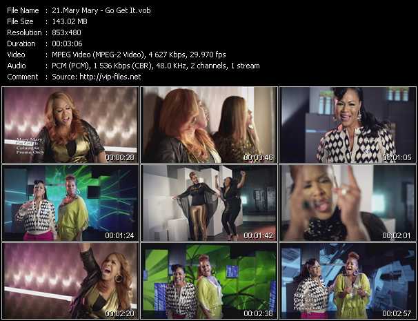 Mary Mary video ”Go Get It” from dvd ”Urban Video June 2012”