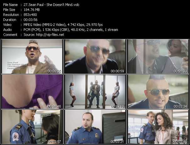 Sean Paul video ”She Doesn't Mind” from dvd ”Urban Video June 2012”