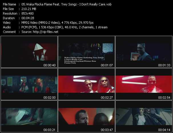 Waka Flocka Flame Feat. Trey Songz video ”I Don't Really Care” from dvd ”Urban Video July 2012”