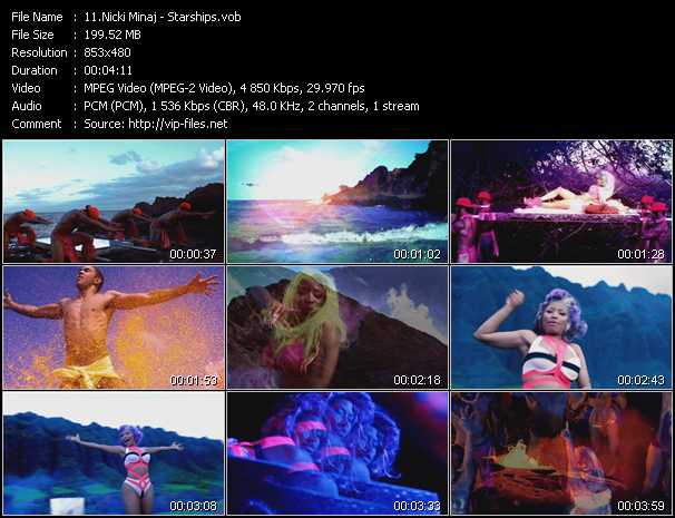 Nicki Minaj video ”Starships” from dvd ”Urban Video July 2012”