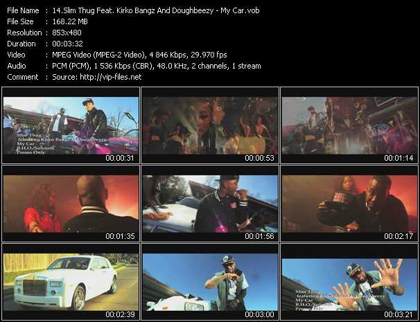 Slim Thug Feat. Kirko Bangz And Doughbeezy video ”My Car” from dvd ”Urban Video July 2012”