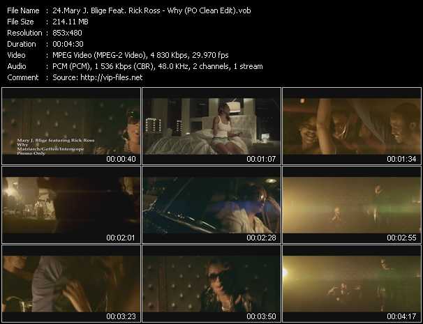 Mary J. Blige Feat. Rick Ross video ”Why (PO Clean Edit)” from dvd ”Urban Video July 2012”